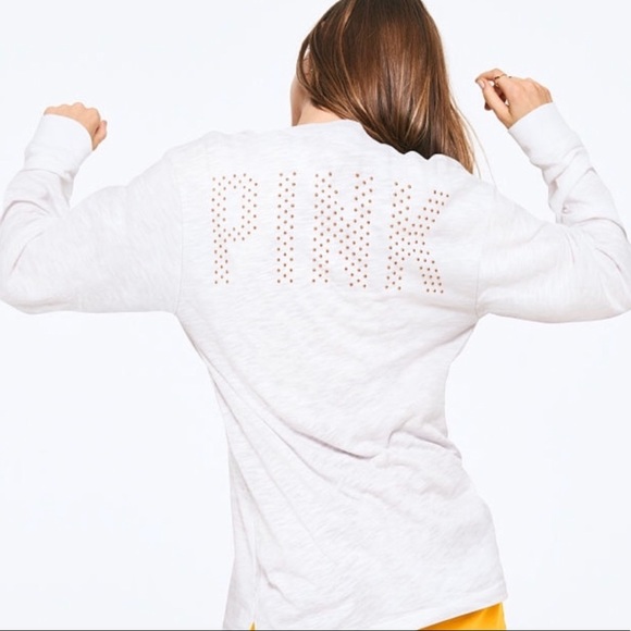 PINK Victoria's Secret Tops - VS PINK campus long sleeve T-shirt PINK Victoria's Secret Tops - VS PINK campus long sleeve T-shirt